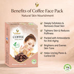 Vedsun Coffee Face Pack – Natural Coffee Face Mask for Tan Removal, Dead Skin Removal & Instant Glow