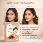Vedsun Coffee Face Pack – Natural Coffee Face Mask for Tan Removal, Dead Skin Removal & Instant Glow
