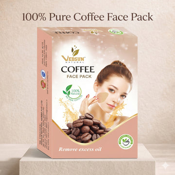 Vedsun Coffee Face Pack – Natural Coffee Face Mask for Tan Removal, Dead Skin Removal & Instant Glow