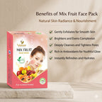Mix Fruit Face Pack by Vedsun – Hydrating & Brightening Fruit Facial Pack for Radiant Skin