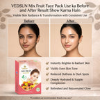 Mix Fruit Face Pack by Vedsun – Hydrating & Brightening Fruit Facial Pack for Radiant Skin