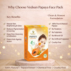 Papaya Face Pack by Vedsun – Exfoliating Face Mask for Tan Removal & Radiant Skin