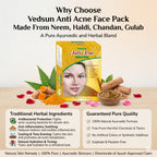 Keshanjal Herbal Hair Pack Powder For Long and Strong Hairs
