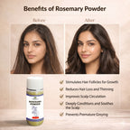 Rosemary Powder by Vedsun – 100% Pure Powder for Hair Growth, Scalp Care & Hair Strength