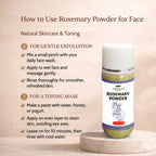 Rosemary Powder by Vedsun – 100% Pure Powder for Hair Growth, Scalp Care & Hair Strength