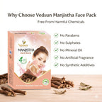 Vedsun Manjistha Face Pack – Ayurvedic Face Pack for Clear, Healthy & Radiant Skin