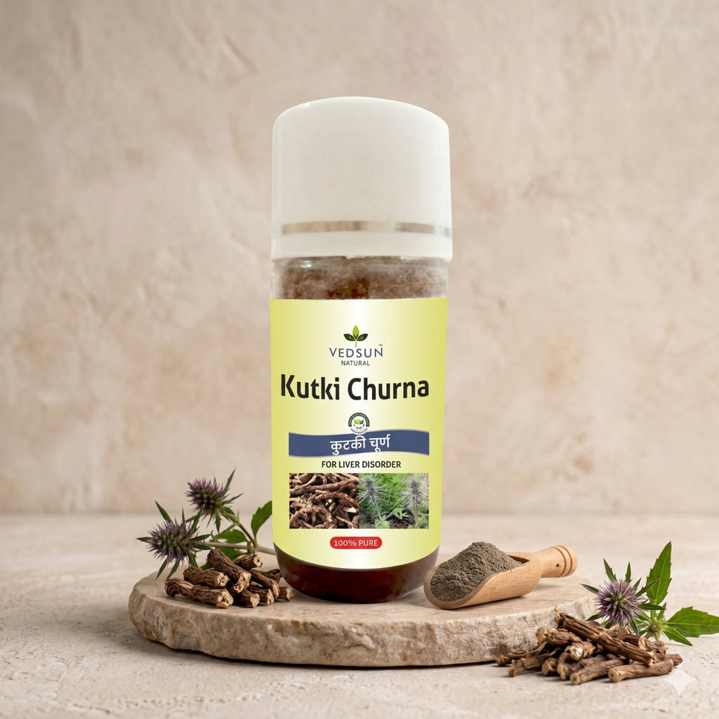 Kutki Powder by Vedsun – 100% Pure Picrorhiza Kurroa Powder for Liver & Digestion Support