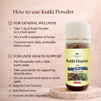 Kutki Powder by Vedsun – 100% Pure Picrorhiza Kurroa Powder for Liver & Digestion Support