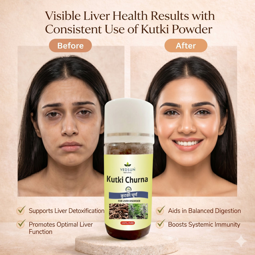 Kutki Powder by Vedsun – 100% Pure Picrorhiza Kurroa Powder for Liver & Digestion Support