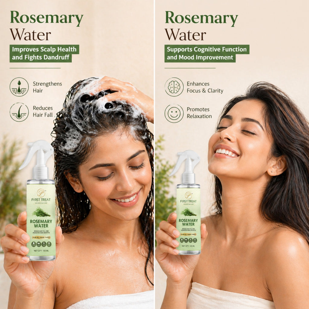 Rosemary Water by Vedsun – 100% Pure Powder for Hair Growth, Hair Strength & Scalp Health