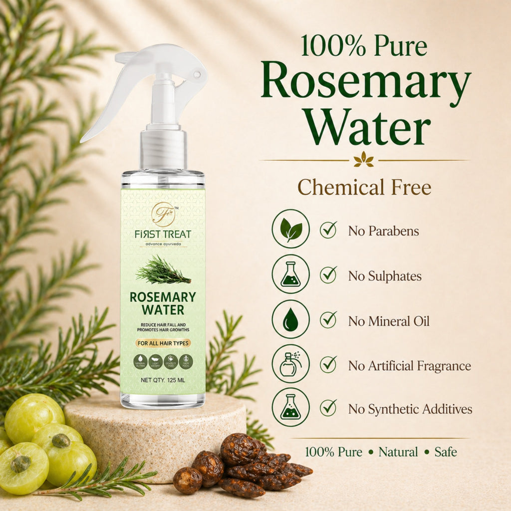 Rosemary Water by Vedsun – 100% Pure Powder for Hair Growth, Hair Strength & Scalp Health