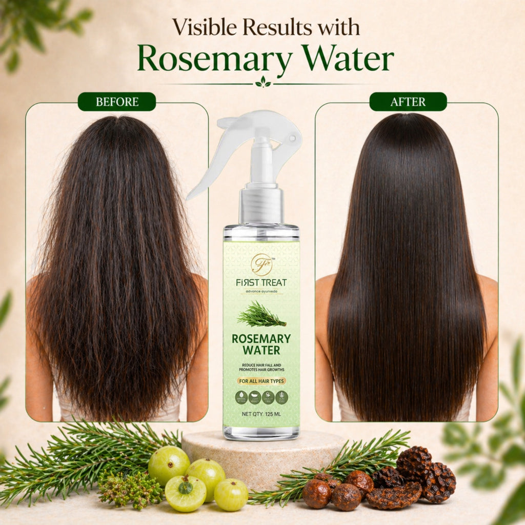 Rosemary Water by Vedsun – 100% Pure Powder for Hair Growth, Hair Strength & Scalp Health