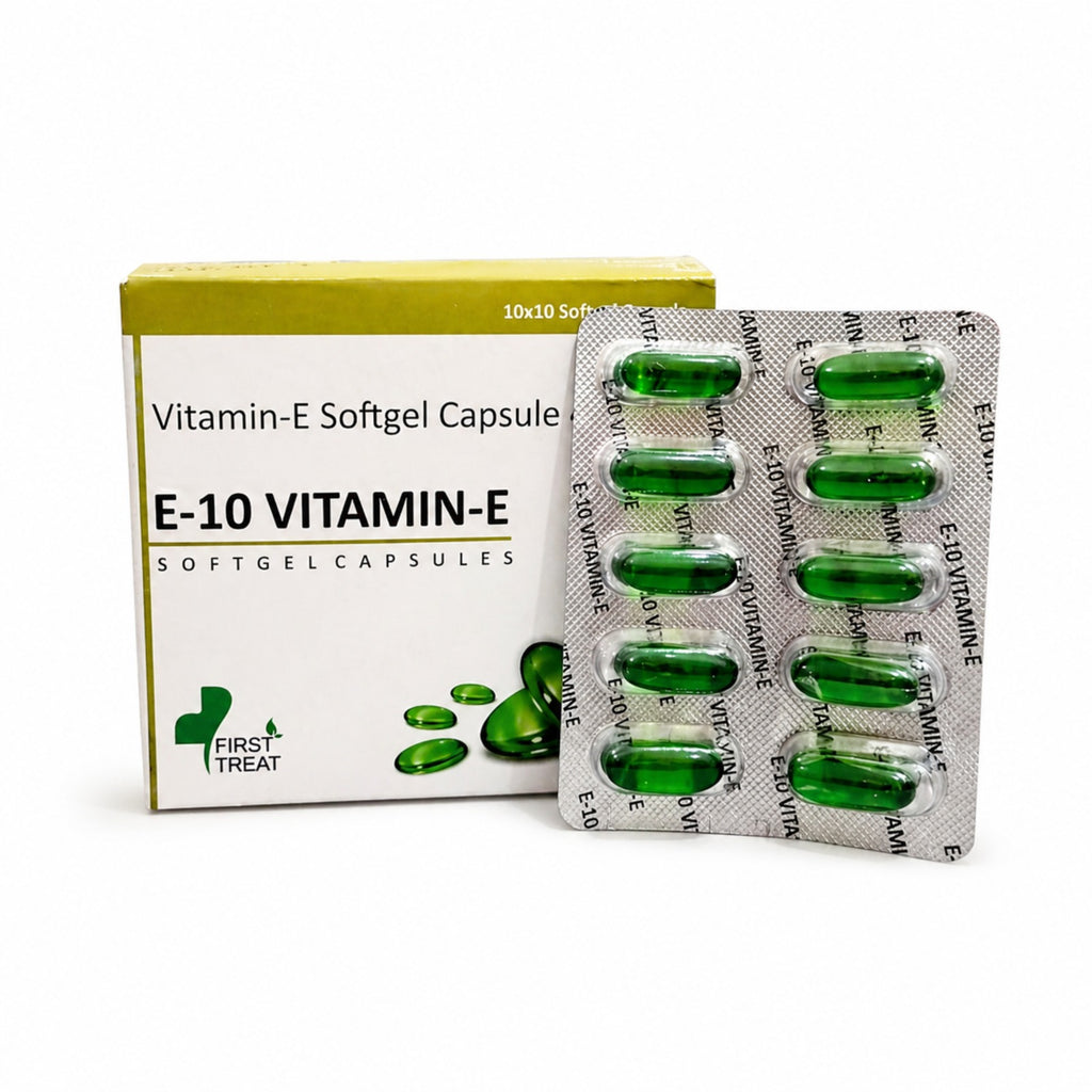 Vitamin E Tablets by Vedsun (E-10) – Capsules for Skin, Hair & Overall Wellness Support