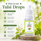Tulsi Drops by Vedsun – Holy Basil Extract for Immunity, Cough Relief & Respiratory Support