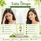 Tulsi Drops by Vedsun – Holy Basil Extract for Immunity, Cough Relief & Respiratory Support