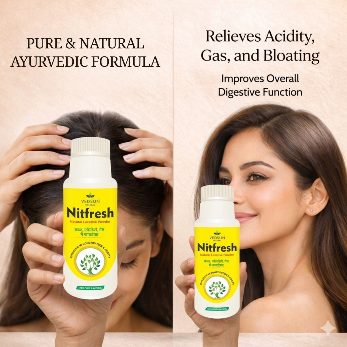 Nitfresh Powder by Vedsun – Anti Lice & Nits Removal Powder for Clean, Healthy Scalp
