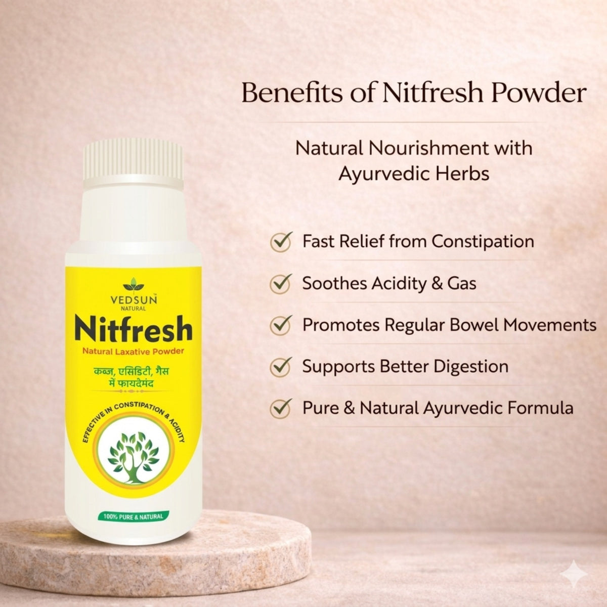 Nitfresh Powder by Vedsun – Anti Lice & Nits Removal Powder for Clean, Healthy Scalp
