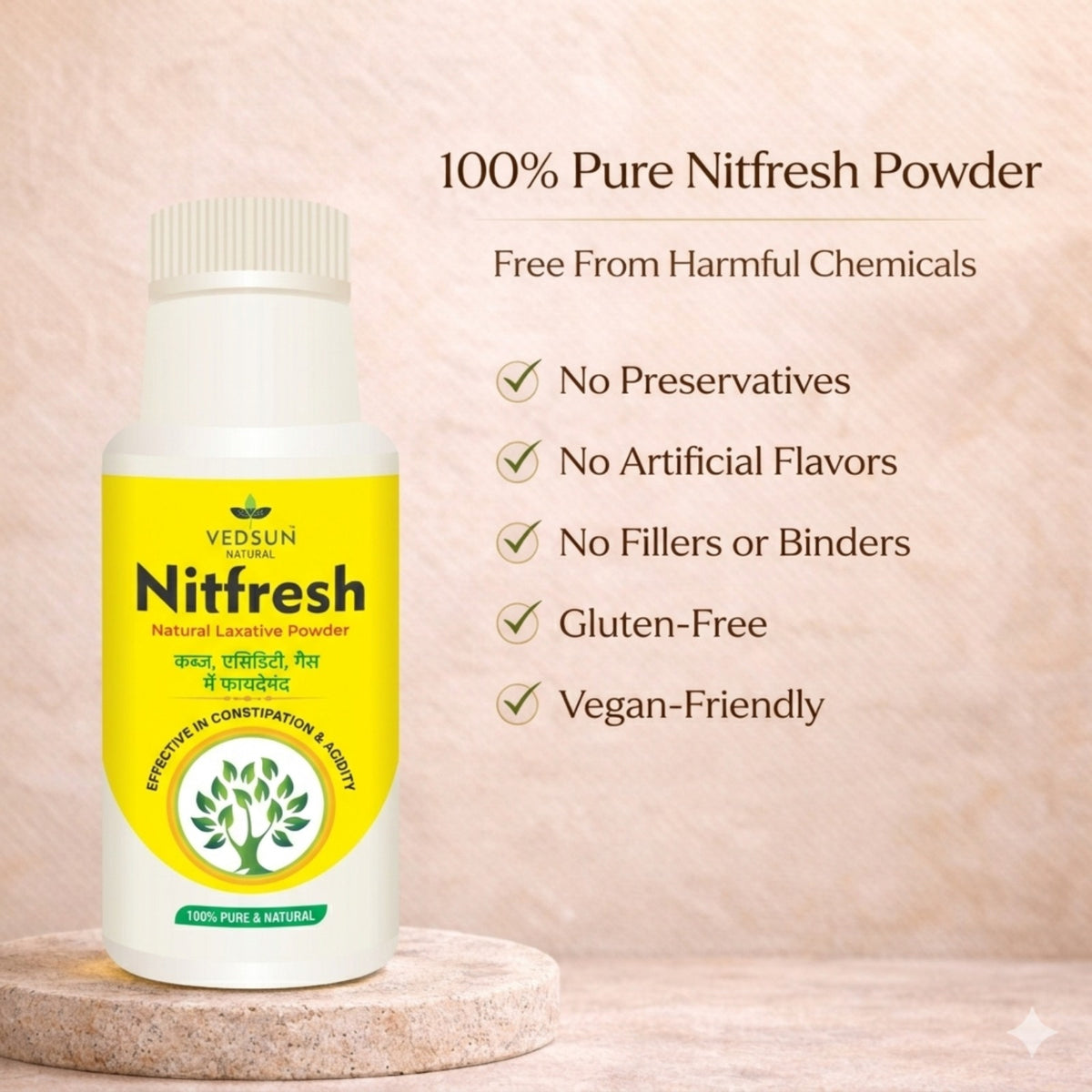 Nitfresh Powder by Vedsun – Anti Lice & Nits Removal Powder for Clean, Healthy Scalp