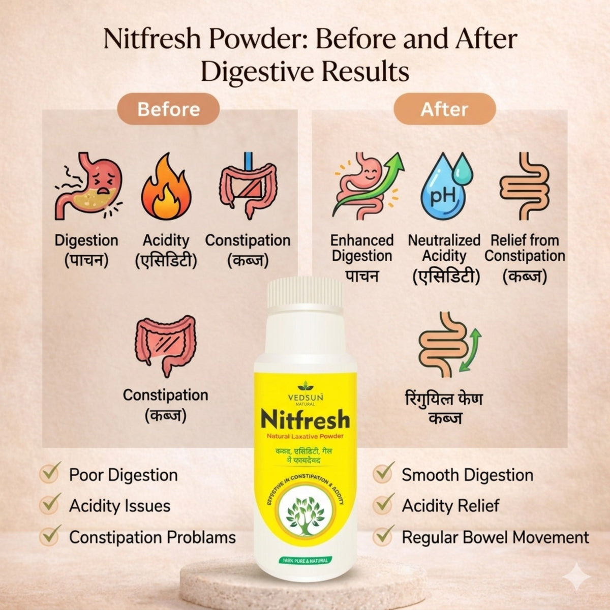Nitfresh Powder by Vedsun – Anti Lice & Nits Removal Powder for Clean, Healthy Scalp
