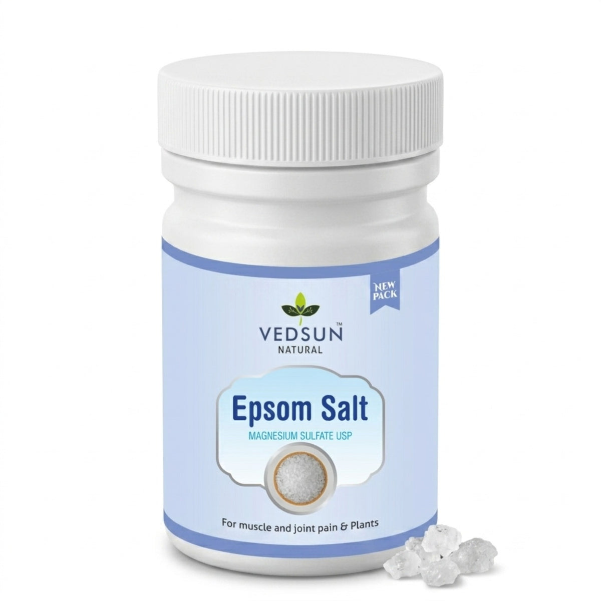 Vedsun Epsom Salt – Pure Magnesium Sulfate for Bath, Foot Soak & Wellness Use