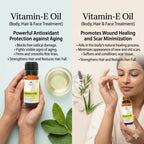 Vitamin E Oil by Vedsun – 100% Pure Tocopherol Oil for Skin, Hair & Daily Care