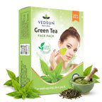 Vedsun Green Tea Face Pack – Natural Face Pack for Clear, Healthy & Oil-Free Skin