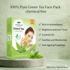 Vedsun Green Tea Face Pack – Natural Face Pack for Clear, Healthy & Oil-Free Skin