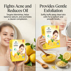 Vedsun Lemon Face Pack – Natural Face Mask for Tan Removal, Oil Control & Bright Glowing Skin