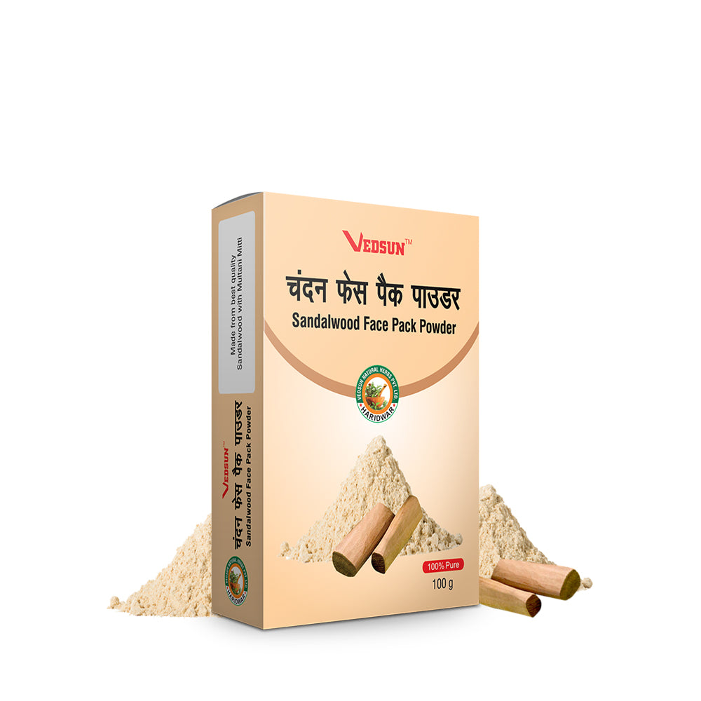 Sandalwood Face Pack Powder for Dry Skin and Fairness
